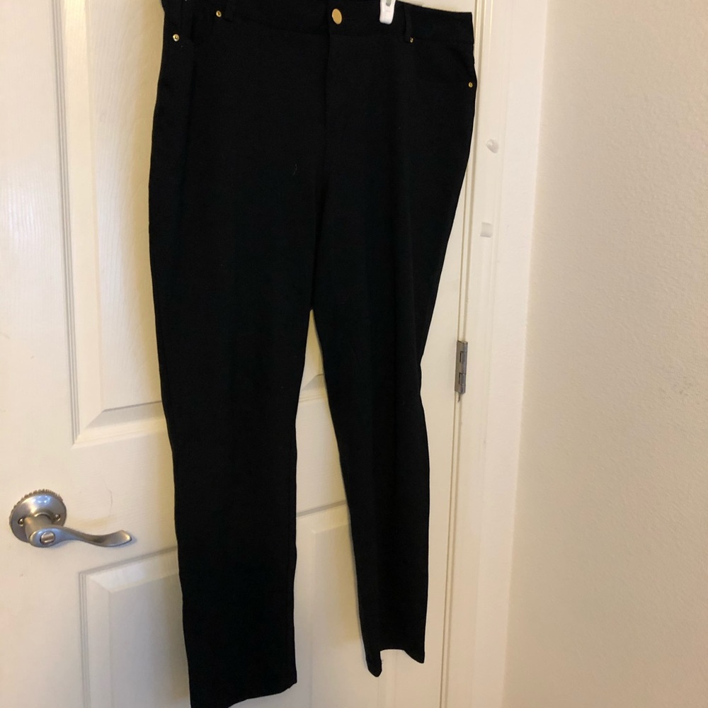 black pants